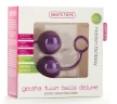 Фиолетовые вагинальные шарики Geisha Twin Balls Deluxe