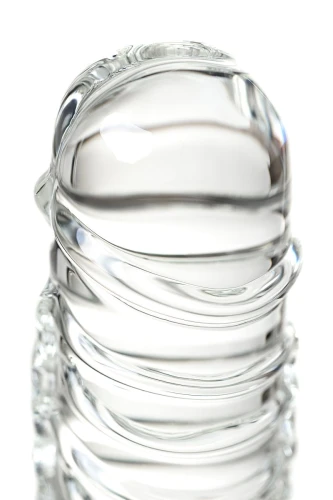 Стеклянный прозрачный фаллоимитатор Sexus Glass - 21 см.
