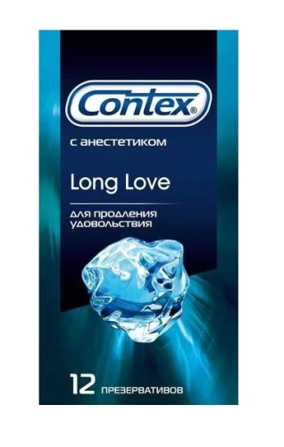 Презервативы с продлевающей смазкой Contex Long Love - 12 шт.