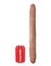 Кофейный двусторонний фаллоимитатор 16" Thick Double Dildo - 40,6 см.