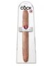 Кофейный двусторонний фаллоимитатор 16" Thick Double Dildo - 40,6 см.