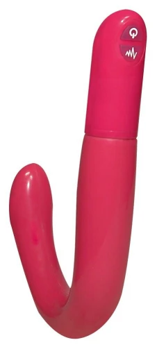 Ярко-розовый вибромассажёр простаты Coarsed Coral Prostate Massager