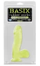 Светящийся в темноте фаллоимитатор с присоской Basix Rubber Works 6.5" Dong with Suction Cup - 17,8 см.