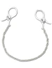 Металические зажимы на соски NIPPLE C-CLAMPS с цепью