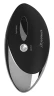 Чёрный бесконтактный стимулятор с хромированной вставкой Womanizer W500 Black Chrome