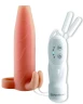 Телесная вибронасадка Duo Clit Climax-Her - 15 см.