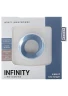 Синее эрекционное кольцо Infinity Large Cockring