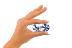 Вагинальные шарики TLC CyberGlass Ben Wa Balls Blue Blossom