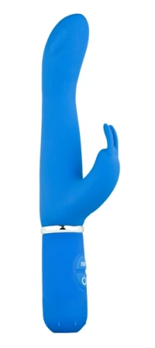 Голубой вибростимулятор 10 Function G Spot Rabbit - 21,5 см.