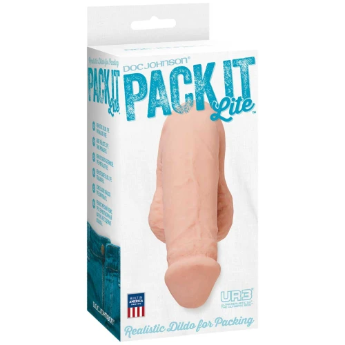 Фаллоимитатор для ношения Pack It – Lite – White - 12 см.