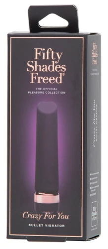 Фиолетовый мини-вибромассажёр Crazy For You Rechargeable Bullet Vibrator