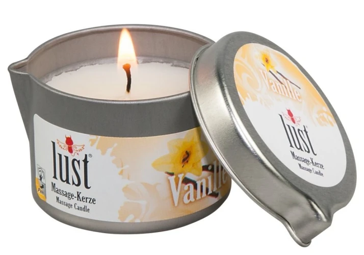 Массажная свеча LUST Vanilla - 50 мл.