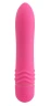 Розовый водонепроницаемый вибратор Neon Luv Touch Vibe - 19 см.