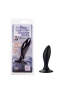 Массажер простаты Curved Silicone Prostate Probe из силикона чёрный