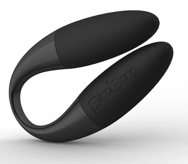 Чёрный двойной вибратор Duo Vibe MAHANA BLACK (PicoBong)