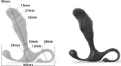 Большой чёрный массажер простаты ZINI JANUS LAMP