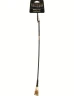 Чёрный с золотом стек Riding Crop - 67 см.