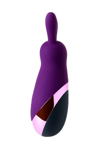Фиолетовый стимулятор эрогенных зон Eromantica BUNNY - 21,5 см.