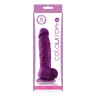Фиолетовый фаллоимитатор на присоске ColourSoft 5" Soft Dildo - 17,8 см.