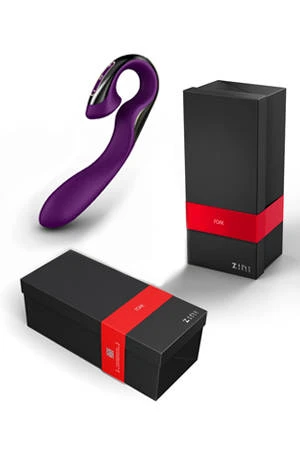 Фиолетовый вибратор ZINI ROAE