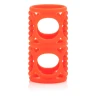 Набор оранжевых насадок на пенис Posh Silicone Lovers Cages