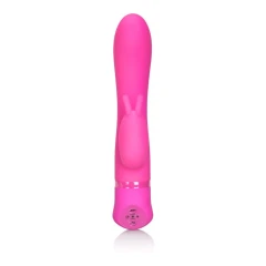 Вибромассажер Spellbound Bunny с загнутым кончиком - 17,8 см.