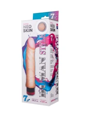 Вибромассажёр HUMAN STYLE 7,7" без мошонки - 19,5 см.