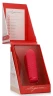 Красная вибропуля Turbo Rechargeable Bullet Lush - 9,8 см.