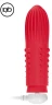 Красная вибропуля Turbo Rechargeable Bullet Lush - 9,8 см.