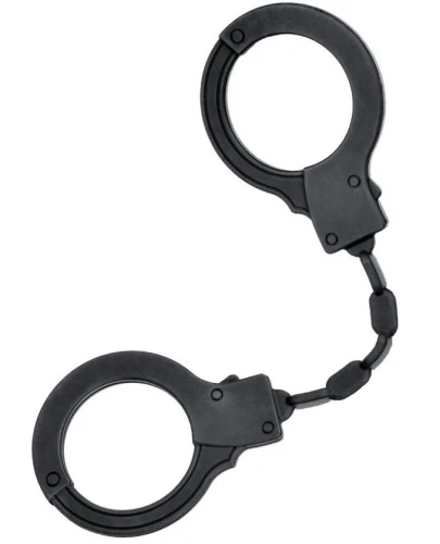 Чёрные силиконовые наручники A-Toys без ключа