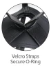 Кофейный страпон на трусиках Strap-on Harness Cock - 20,3 см.