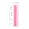 Розовый вибромассажер Climax Silk 7.5" Vibe - 19 см.