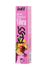 Блеск для губ GLOSS VIBE Tutti-frutti с фруктовым ароматом и эффектом вибрации - 6 гр.