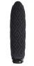 Чёрный фактурный мини-вибратор Luxe Compact Vibe Princess - 10,8 см.