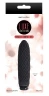 Чёрный фактурный мини-вибратор Luxe Compact Vibe Princess - 10,8 см.