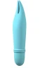 Голубой мини-вибратор Universe Teasing Ears - 12,5 см.