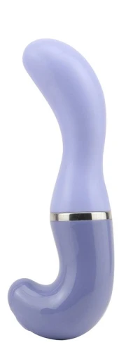 Фиолетовый G-вибростимулятор SENSUALLY SOFT G-CURVE - 15,5 см.