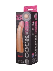 Телесный вибромассажёр COCK NEXT 6" - 17,5 см.