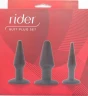 Набор Rider из 3 анальных пробок различного размера