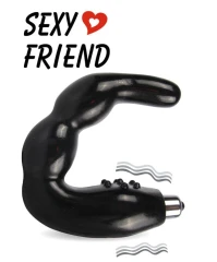 Вибростимулятор простаты чёрного цвета Sexy Friend