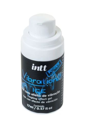 Жидкий массажный гель VIBRATION Extra-strong Ice с охлаждающим эффектом и эффектом вибрации - 17 мл.