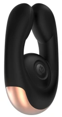 Чёрный клиторальный стимулятор Fancy - 9,8 см.