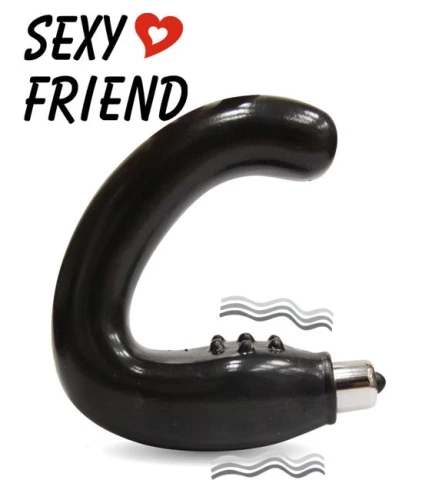 Вибростимулятор простаты Sexy Friend чёрного цвета