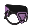Фиолетовый страпон Deluxe Silicone Strap On 8 Inch - 20 см.