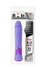 Фиолетовый анальный вибратор-реалистик BOOTYFUL NUDE VIBE PURPLE