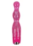 Розовая виброёлочка Starlight Gems Libra Vibrating Massager - 20,5 см.