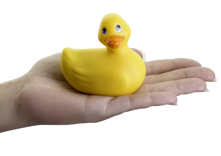 Жёлтый вибратор-утенок I Rub My Duckie малого размера