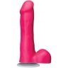 Розовый фаллоимитатор Icon 6" Slim Dong with Balls - 16,5 см.