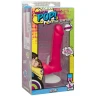 Розовый фаллоимитатор Icon 6" Slim Dong with Balls - 16,5 см.