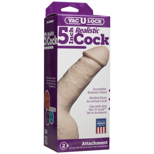 Насадка-реалистик для трусиков Vac-U-Lock 5" Realistic - 12,7 см.